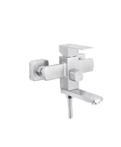 Смеситель для ванны Kroner KRP ESG060, нержавеющая сталь Кубус, CV023012, фото  | SNABZHENIE.com.ua