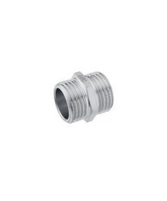 Нипель Karro Super 1/2 НН нікельований KR-3113-1 для водопроводу, фото  | SNABZHENIE.com.ua