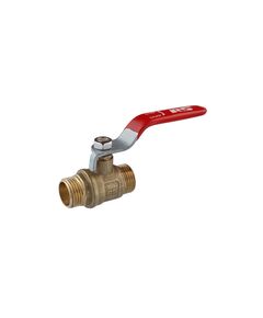 Кран шаровий STA 1/2 НН PN30 з латунною ручкою, фото  | SNABZHENIE.com.ua