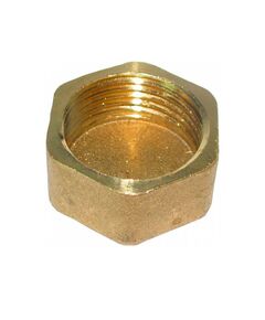 Заглушка латунна STA 1/2 ВР для трубопроводів, фото  | SNABZHENIE.com.ua