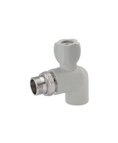 Кран радиаторный угловой PPR GrandiTherm 20х1/2, фото  | SNABZHENIE.com.ua
