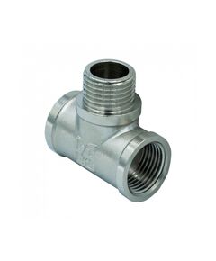 Тройник STA Lux 1/2 ВВН, нікельований, фото  | SNABZHENIE.com.ua