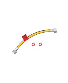 Шланг газовый Никифоров 1/2 ВВ 50 см, металл, ПВХ черный, фото  | SNABZHENIE.com.ua