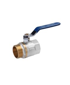 Кран шаровий 1 1/4 ВН PN30 з синьою ручкою, фото  | SNABZHENIE.com.ua