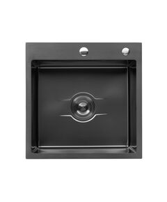Кухонна мийка Kroner Derby KRP PVD - 5050HM (2.5/0.5 мм), фото  | SNABZHENIE.com.ua