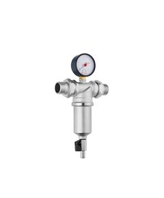 Фільтр самоочищаючий Karro Super 1 НН, никельований, модель KR-88043, фото  | SNABZHENIE.com.ua