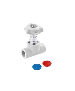 Вентиль прямоточный PPR GrandiTherm 20 мм, фото  | SNABZHENIE.com.ua