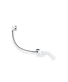 Сифон для ванної ANIplast Бриг полуавтоматичний, з перехідною трубою 45° 40х50, 520мм металевою ручкою EM361EU, фото  | SNABZHENIE.com.ua