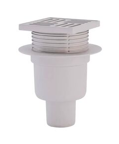 Трап ANIplast 50 мм с вертикальным выпуском и решеткой 10х10 см, фото  | SNABZHENIE.com.ua