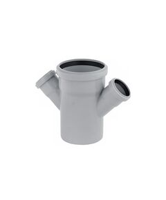 Крестовина для внутренней канализации Rozma 110х50х50/45°, фото  | SNABZHENIE.com.ua