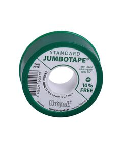 Фум лента Jumbotape Professional (16,5m x 19mm x 0,2mm) + 10%, щільність 0,6 g/cm³, фото  | SNABZHENIE.com.ua