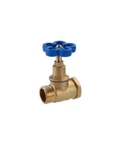 Вентиль запорний LexLine 3/4 ВН PN10 латунний УК1113-В, фото  | SNABZHENIE.com.ua