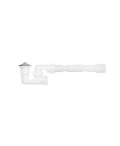 Сифон для душевого поддона Kroner KRP-ST02 1 1/2 с ревизией 40/50, фото  | SNABZHENIE.com.ua