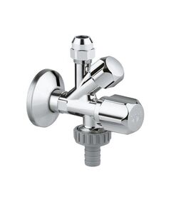Кран приборный Grohe 22036000 1/2 x 3/8 x 3/4 для водопровода, фото  | SNABZHENIE.com.ua