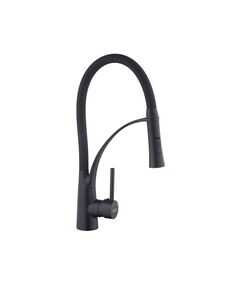 Змішувач для кухні Kroner KRP Ersel SCH03393BLK - чорний колір, фото  | SNABZHENIE.com.ua