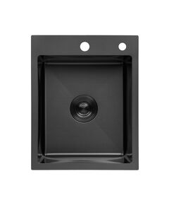 Кухонная мойка Kroner KRP PVD Schwarze - 4050HM (3,0/1,0 мм), фото  | SNABZHENIE.com.ua