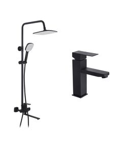 Набор 2 в 1 душевая система Kroner Armada-SCH067 + смеситель Kubus-SCH010, фото  | SNABZHENIE.com.ua