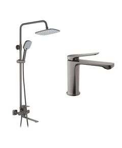 Набор 2 в 1 душевая система Kroner Armada-GRP067 + смеситель Makon-GRP010, фото  | SNABZHENIE.com.ua