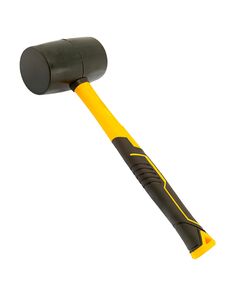 Киянка резиновая чёрная 680г фиберглассовая рукоятка SIGMA (4317371), фото  | SNABZHENIE.com.ua