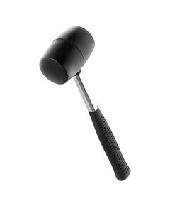 Киянка резиновая чёрная 450г металлическая обрезиненная рукоятка SIGMA (4317481), фото  | SNABZHENIE.com.ua