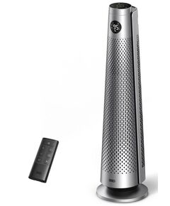 Тепловентилятор Dreo, 25м2, 2000Вт, електр. упр-ння, керамич.нагрів.елемент, пульт ДУ, 8 швидк. , срібний, фото  | SNABZHENIE.com.ua