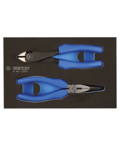 Набор шарнирно-губцевого инструмента 2 предмета (EVA FOAM) KING TONY, фото  | SNABZHENIE.com.ua