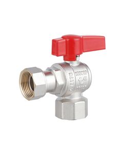 Thermo Alliance Standart Кран шаровой 3/4"ВВ угловой, PN40, с накидной гайкой TAS223W20, фото  | SNABZHENIE.com.ua