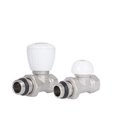 Комплект кранов радиаторных Thermo Alliance Standart 1/2"ВН прямой TAS230W15, фото  | SNABZHENIE.com.ua