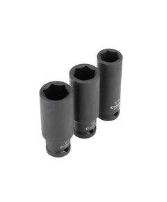 Набір головок ударних подовжених 1/2" 3 од., 17, 19, 21 мм, CrMo STORM, фото  | SNABZHENIE.com.ua