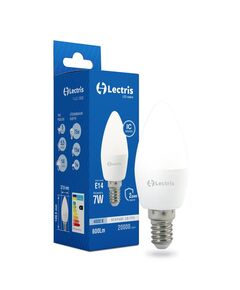 Світлодіодна лампа Lectris  С37 7W 4000K 220V E14 1-LC-1302  7 (496), фото  | SNABZHENIE.com.ua