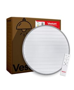 GRILL зоряне небо 60W 375*60мм 3000К-6500К з ДК срібло  60 (1546), фото  | SNABZHENIE.com.ua