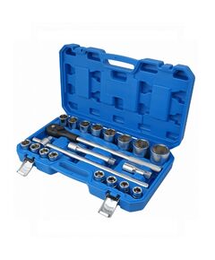 Набір голівок торцевих та аксесуарів в пластиковому кейсі  19 - 50 (HT1R510), фото  | SNABZHENIE.com.ua