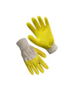 Рукавички "Скляр" з жовтим латексним покриттям  10 (69421), фото  | SNABZHENIE.com.ua