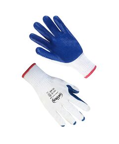 Рукавички "Скляр" білі з синім латексним покриттям SGL9459 "б"  Латекс (69459), фото  | SNABZHENIE.com.ua