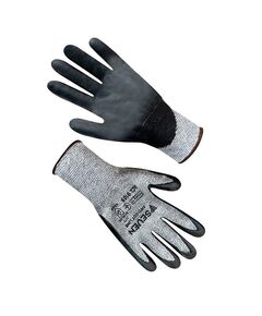 Рукавички "Anticut" синтетичні сірі з чорним вспіненим нітриловим покриттям  10 (69109), фото  | SNABZHENIE.com.ua