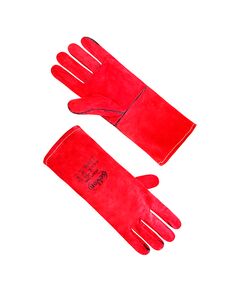 Рукавиця Крага на підкладці червона довга  10 (69246), фото  | SNABZHENIE.com.ua
