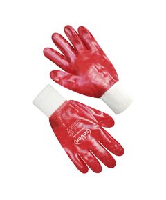 Рукавички МБС з червоним покриттям еластичний манжет 69217  "б"  р.10  10 (69217), фото  | SNABZHENIE.com.ua