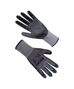 Рукавички синтетичні cірі з чорним вспіненим нітриловим покриттям FNL9804 "б" р.10  10 (69804), фото  | SNABZHENIE.com.ua