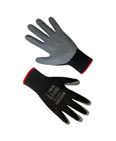 Рукавички синтетичні чорні з сірим нітриловим покриттям NL9812 "б"  р.10  10 (69812), фото  | SNABZHENIE.com.ua