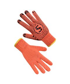 Рукавички трикотажні помаранчеві з ПВХ крапкою  10 (69583), фото  | SNABZHENIE.com.ua