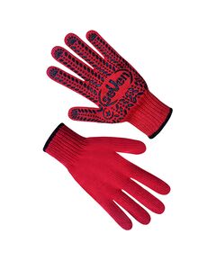 Рукавички червоні трикотажні з ПВХ крапкою 74040  ПВХ (69357), фото  | SNABZHENIE.com.ua