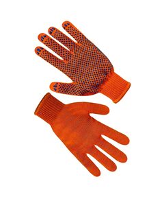 Рукавички трикотажні помаранчеві з ПВХ крапкою 78412 (без лого)  10 (69941), фото  | SNABZHENIE.com.ua