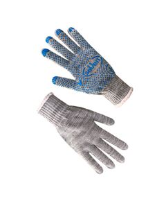 Рукавички трикотажні сірі з ПВХ крапкою 78313 "б", р.9  ПВХ (69813), фото  | SNABZHENIE.com.ua