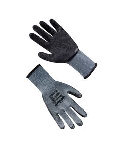 Рукавички бавовняні сірі з чорним неповним латексним покриттям "б" р.10  Латекс (69249), фото  | SNABZHENIE.com.ua