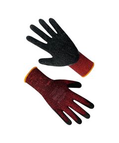 Рукавички синтетичні зі спандексу червоні з чорним спіненим латексним покриттям, р.10  10 (69560), фото  | SNABZHENIE.com.ua