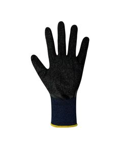 Рукавички синтетичні зі спандексу сині з чорним спіненим латексним покриттям 10 р.  10 (69861), фото  | SNABZHENIE.com.ua