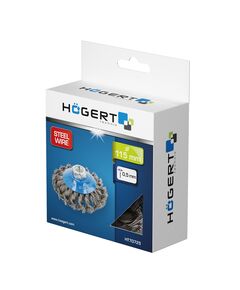 Щітка конусна, плетений дріт  Круглий (HT7D725), фото  | SNABZHENIE.com.ua