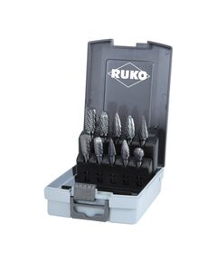 Набір твердосплавних борфрез RUKO в пластиковому кейсі   (Ruko), фото  | SNABZHENIE.com.ua