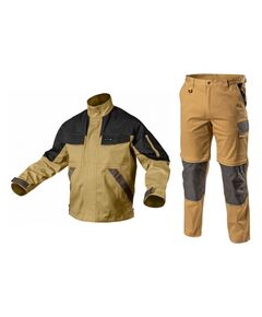 Комплект робочого захисного одягу EDGAR II , бежевий  2XL (N1_HT5K282-1-2XL), фото  | SNABZHENIE.com.ua