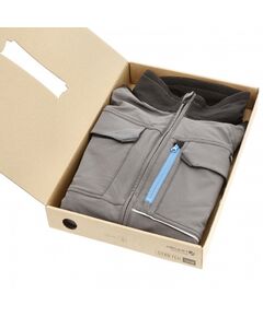 Куртка робоча TAUBER 4-way stretch, темно-сіра  L (HT5K811-L), фото  | SNABZHENIE.com.ua